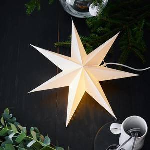 Markslöjd Živá dekorativní hvězda, závěsná, bílá, Ø 45 cm obraz