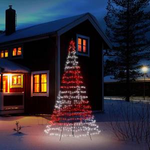 twinkly Třpytivý světelný strom pro venkovní použití, RGBW, výška 400 cm obraz