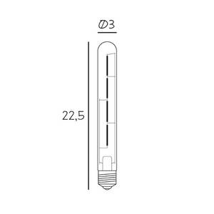 DESIGN BY US LED žárovka Long Tube 225, E27, 3, 5 W, 2 200 K, stmívatelná obraz
