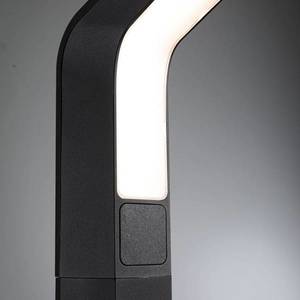 Paulmann Paulmann LED světlo na cestu Merano, senzor, hliník, antracitová barva obraz