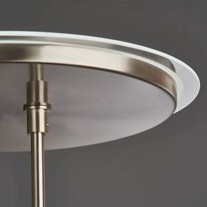 FISCHER & HONSEL Stojací lampa LED Driva, barva niklu, výška 182, 2 světla, CCT obraz