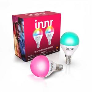 Innr Lighting Innr LED žárovka Smart Mini Bulb E14 4, 8W RGBW 460lm 2x obraz
