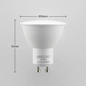 Arcchio LED bodové světlo GU10 7W 3 000K 120° obraz