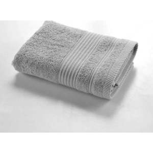 Světle šedý froté bavlněný ručník 50x90 cm Tendresse – douceur d'intérieur obraz