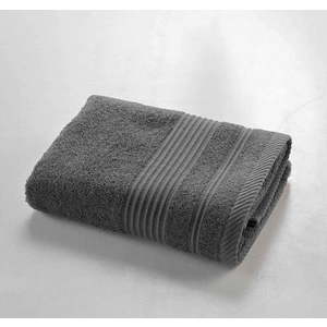 Tmavě šedý froté bavlněný ručník 50x90 cm Tendresse – douceur d'intérieur obraz