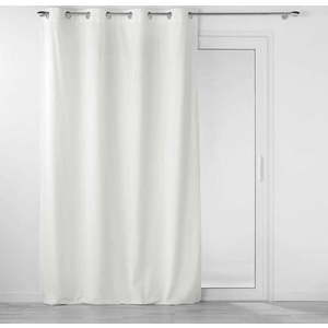Bílý sametový závěs 140x260 cm Velouriane – douceur d'intérieur obraz