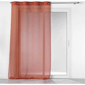 Voálová záclona v cihlové barvě 140x240 cm Casual – douceur d'intérieur obraz