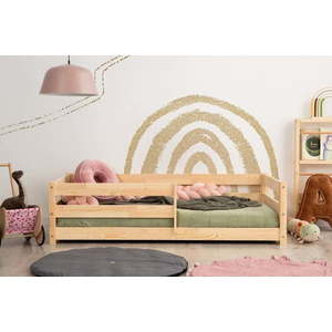Dětská postel z borovicového dřeva v přírodní barvě 90x140 cm Mila CPD – Adeko obraz