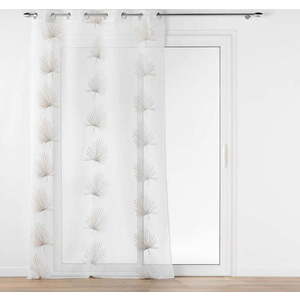 Bílo-béžová voálová záclona 140x280 cm Palmaris – douceur d'intérieur obraz