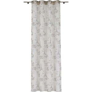 Béžová záclona 140x245 cm Defence – Mendola Fabrics obraz