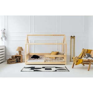 Domečková dětská postel z borovicového dřeva v přírodní barvě 80x160 cm Mila MBW – Adeko obraz