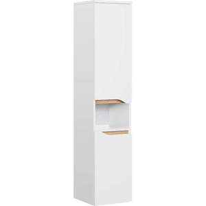 Bílá vysoká závěsná koupelnová skříňka 30x141 cm Set 857 – Pelipal obraz