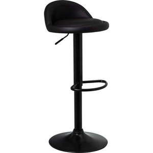 Černé barové židle s nastavitelnou výškou z imitace kůže v sadě 2 ks (výška sedáku 72 cm) – Casa Selección obraz