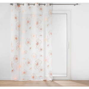 Bílo-růžová záclona 140x280 cm Joyce – douceur d'intérieur obraz
