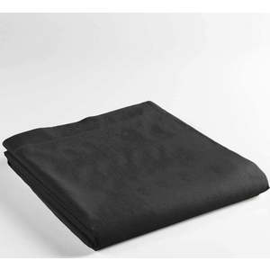Černé bavlněné prostěradlo 240x300 cm Lina – douceur d'intérieur obraz