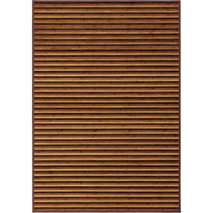 Bambusový koberec v hnědo-hořčicové barvě 140x200 cm – Casa Selección obraz