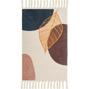 Krémový pratelný koberec s příměsí bavlny 50x80 cm – Casa Selección obraz