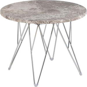 Mramorový kulatý odkládací stolek ø 55 cm Prunus – Actona obraz
