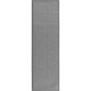 Světle šedý běhoun z PVC 60x200 cm Geo Silver – Casa Selección obraz