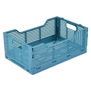 Modrý plastový úložný box 30x20x11.5 cm – Homéa obraz