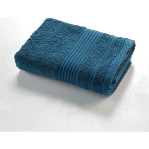 Tmavě modrý froté bavlněný ručník 50x90 cm Tendresse – douceur d'intérieur obraz