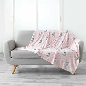 Růžová dětská deka z mikroflanelu 125x150 cm Petite Etoile – douceur d'intérieur obraz