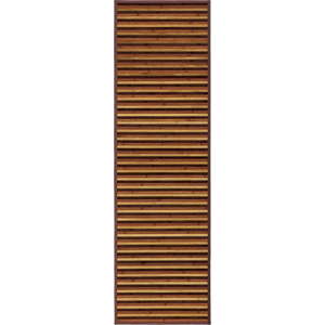 Bambusový běhoun v hnědo-hořčicové barvě 60x200 cm – Casa Selección obraz