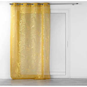 Žlutá voálová záclona 140x280 cm Belflor – douceur d'intérieur obraz