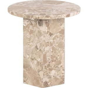 Mramorový kulatý odkládací stolek ø 50 cm Naxos – Actona obraz