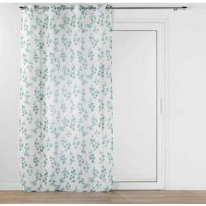 Bílo-zelená voálová záclona 140x280 cm Leandre – douceur d'intérieur obraz