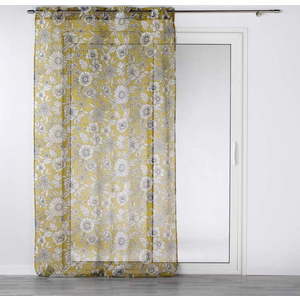 Okrově žlutá voálová záclona 140x280 cm Milady – douceur d'intérieur obraz