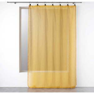 Žlutá voálová záclona 140x240 cm Linka – douceur d'intérieur obraz