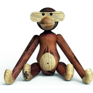 Soška z masivního dřeva Kay Bojesen Denmark Monkey Teak obraz