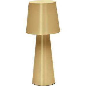 LED stmívatelná stolní lampa ve zlaté barvě s kovovým stínidlem (výška 40 cm) Arenys – Kave Home obraz