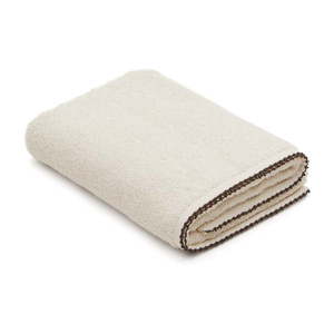Béžový froté bavlněný ručník 30x50 cm Sinami – Kave Home obraz