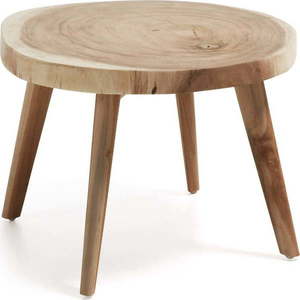 Kulatý odkládací stolek z masivu munggur ø 65 cm Wellcres – Kave Home obraz
