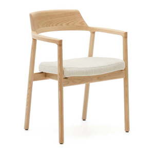 Jídelní židle z dubového dřeva v béžovo-přírodní barvě Alocs – Kave Home obraz