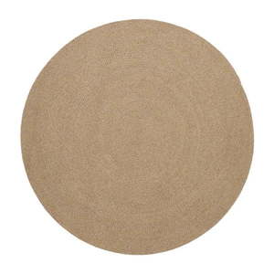 Béžový kulatý venkovní koberec z recyklovaných vláken ø 200 cm Despas – Kave Home obraz