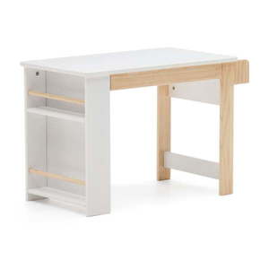 Dětský psací stůl s bílou deskou 40x77 cm Serwa – Kave Home obraz