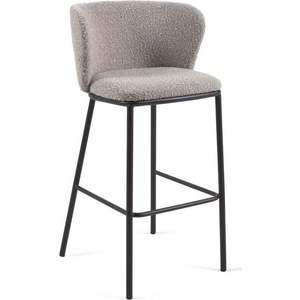 Šedé barové židle v sadě 2 ks (výška sedáku 75 cm) Ciselia – Kave Home obraz