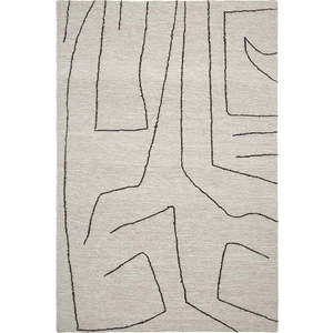 Béžový ručně tkaný vlněný koberec 200x300 cm Spati – Kave Home obraz