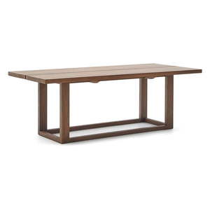 Jídelní stůl z teakového dřeva v přírodní barvě 100x220 cm Sashi – Kave Home obraz