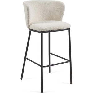 Bílé barové židle v sadě 2 ks (výška sedáku 75 cm) Ciselia – Kave Home obraz