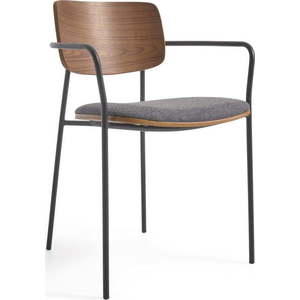 Šedo-hnědá jídelní židle Maureen – Kave Home obraz