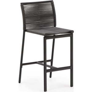 Černá kovová zahradní barová židle Culip – Kave Home obraz