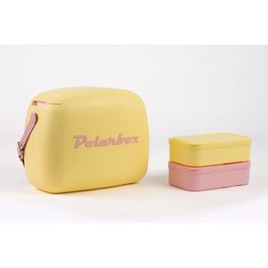 Chladicí box POP Summer style, 6 l, žlutá/růžová - Polarbox obraz