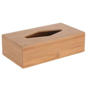 DekorStyle Bambusová krabička na ubrousky 24, 5x7, 5 cm hnědá obraz