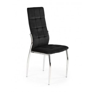 HALMAR Jídelní židle K416 černá/stříbrná obraz