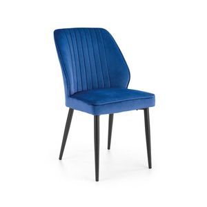 HALMAR Jídelní židle K432 tmavě modrá obraz