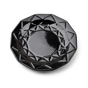 Affekdesign Keramický Talíř ADEL 19, 5 cm černý obraz